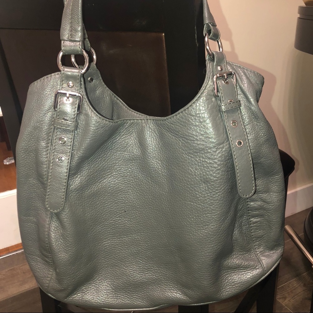 SALE! Michael Kors Grey Hobo Satchel Shoulder Bag